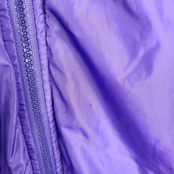 Columbia‎ Vintage Reversible Down Puffer Jacket Men's Medium Purple Coral - Picture 7 of 16